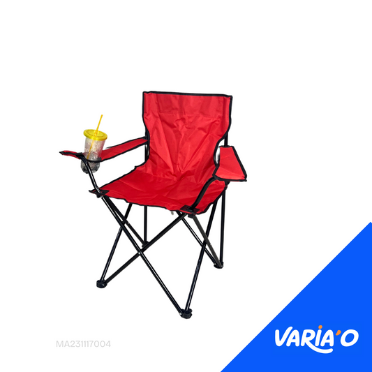 Silla Playera con Portavasos de Tela MA231117004