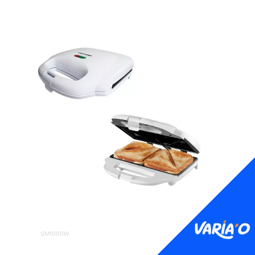 Sandwichera Black+Decker 2 Porciones SM1000W Panini Grill